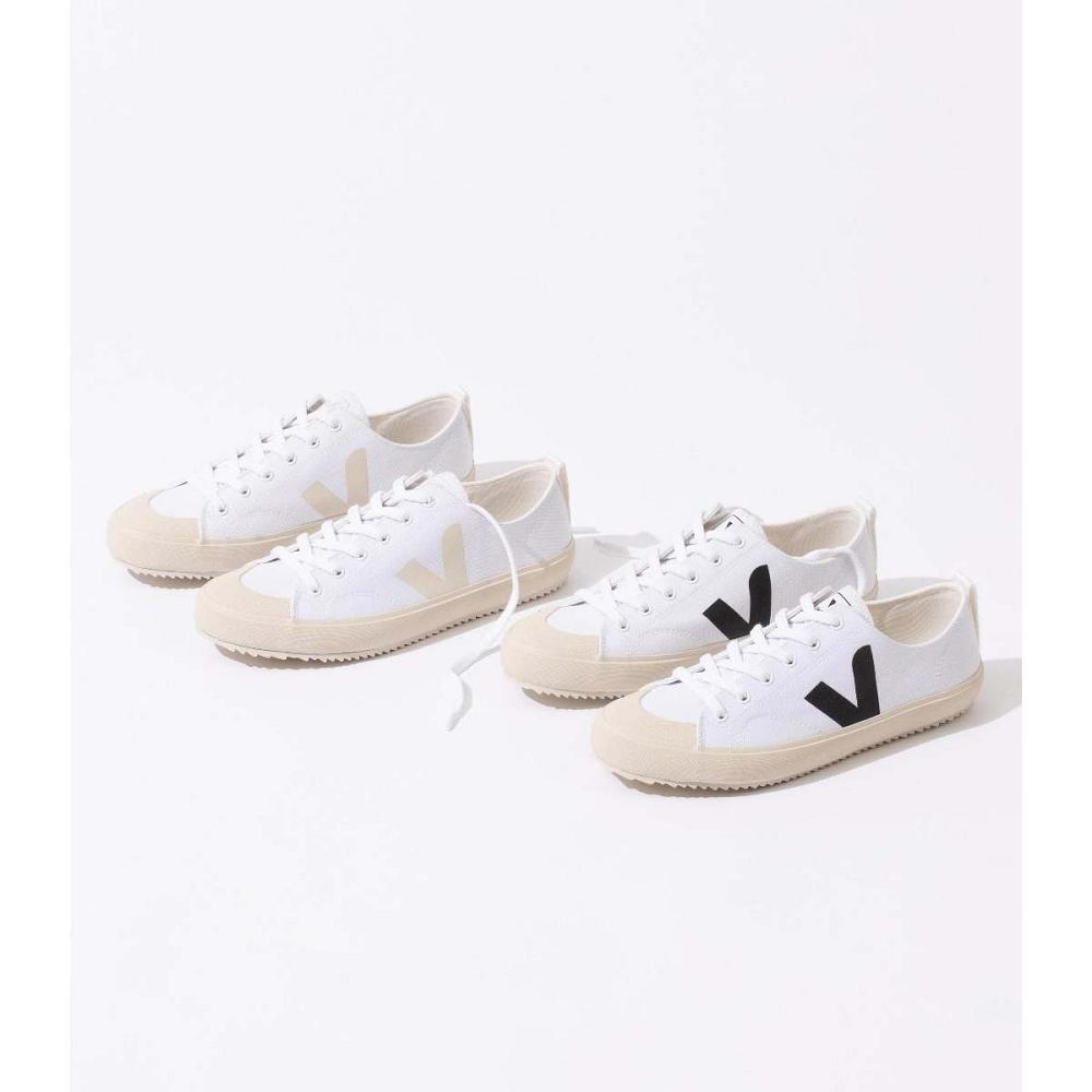 Veja NOVA CANVAS Schoenen Dames White/Black | BE 480QMA